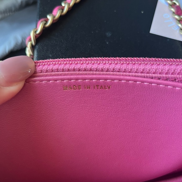 Chanel WOC GHW in lamb skin pink - Picture 14 of 17